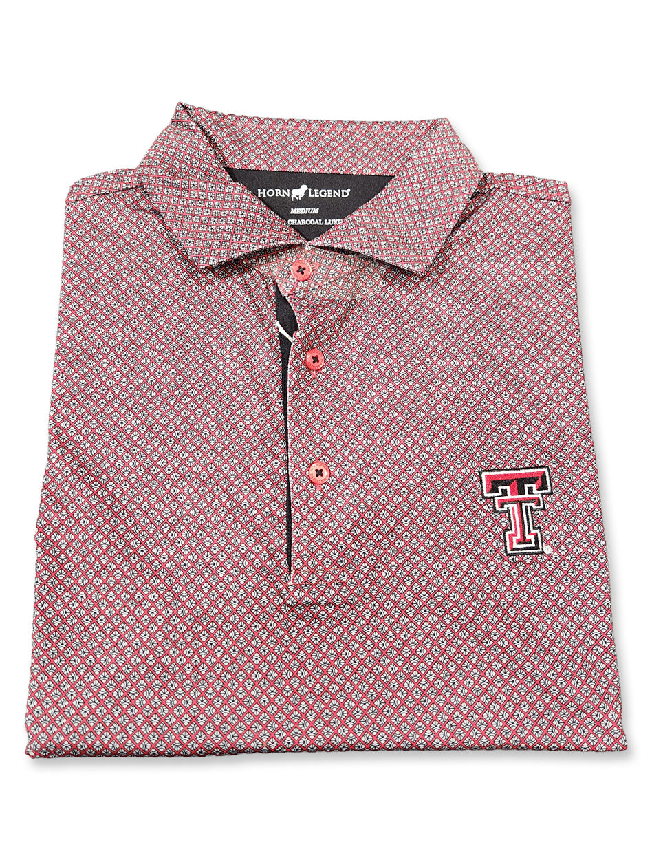 Texas Tech "Mosaic" Men's Performance Polo