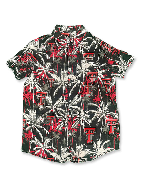 Texas Tech "Palm Tree" Team Color Button Down Shirt