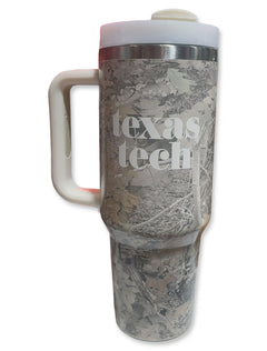 Texas Tech "Pristine" Washed Camo 2.0 40oz Tumbler