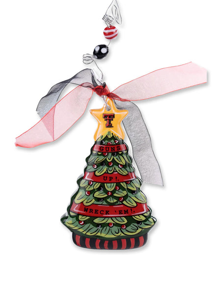 Texas Tech "Puff Christmas Tree" Ornament
