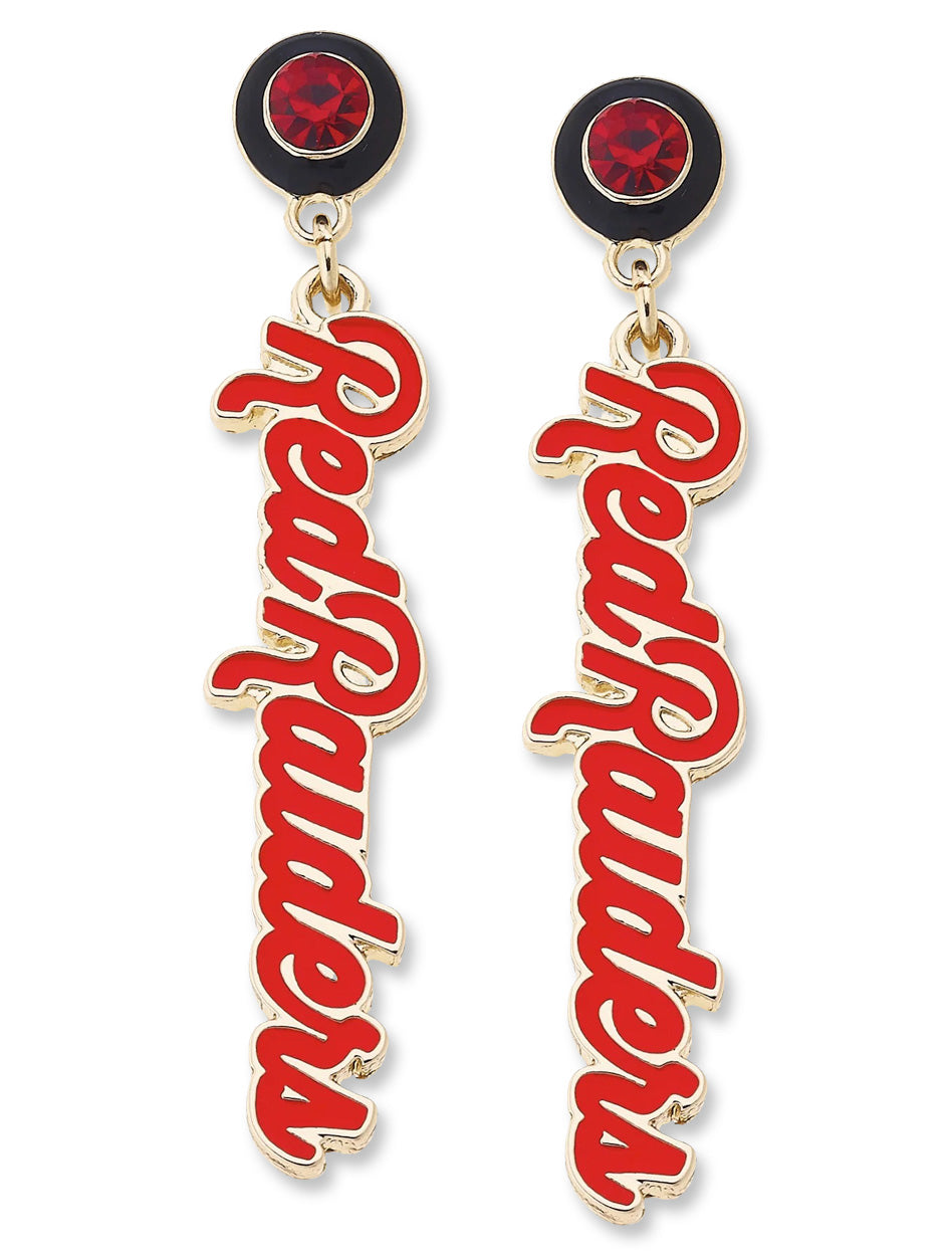  Texas Tech earrings, Red Raiders jewelry, Texas Tech accessories, game day earrings, Texas Tech gifts, Red Raiders fashion, college gameday style, Texas Tech spirit wear