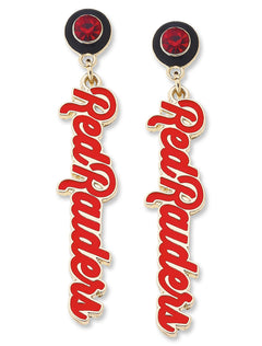  Texas Tech earrings, Red Raiders jewelry, Texas Tech accessories, game day earrings, Texas Tech gifts, Red Raiders fashion, college gameday style, Texas Tech spirit wear