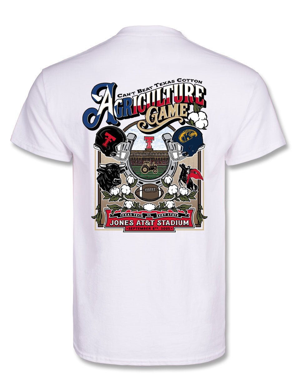 Texas Tech vs. Kent State 2025 "Celebrate Agriculture" Gameday T-Shirt
