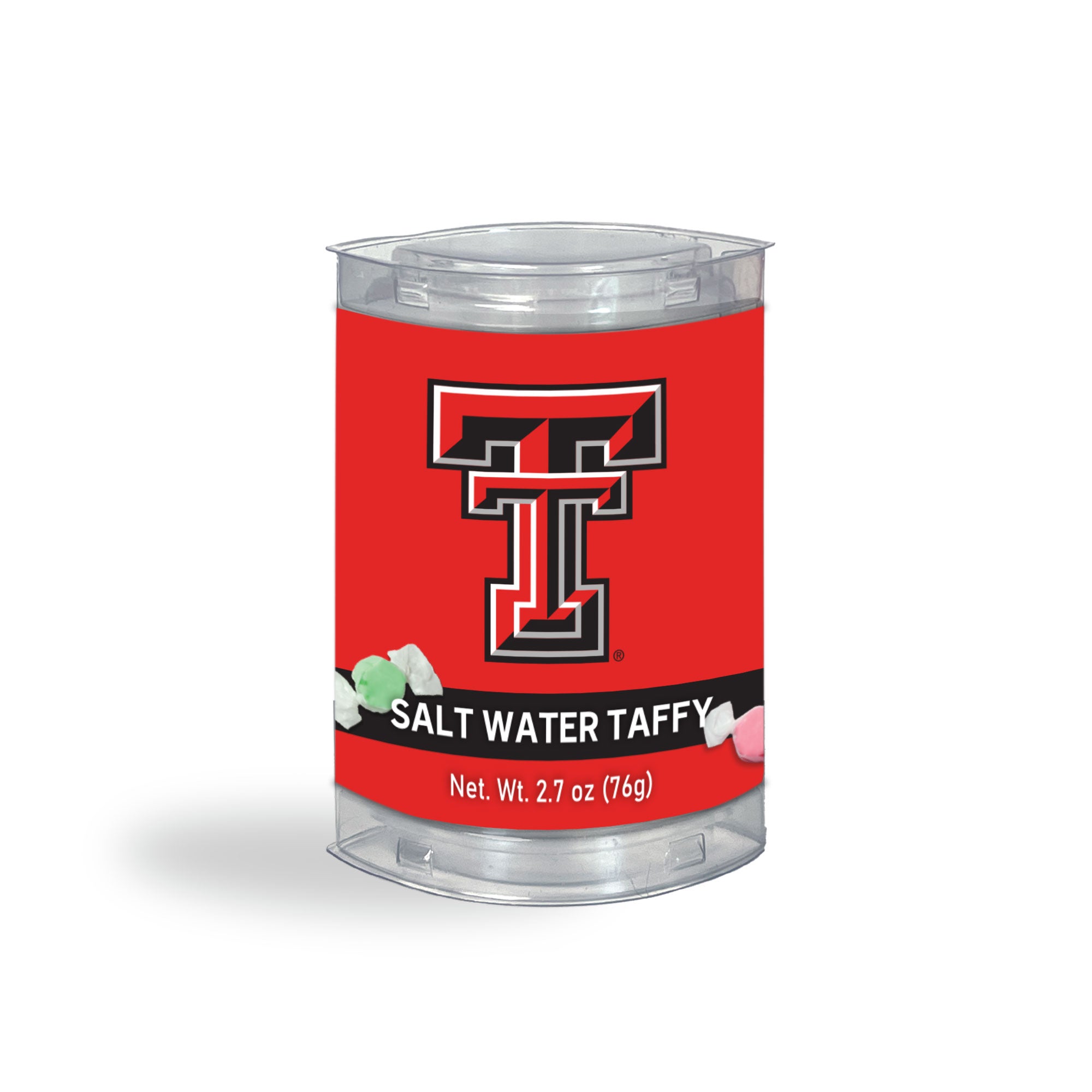 Texas Tech salt water taffy, Texas Tech candy jar, Red Raiders salt water taffy, Texas Tech sweets, Texas Tech gameday treats, Texas Tech fan gift, Texas Tech candy gift, Texas Tech Double T candy, Texas Tech snack jar, Red Raiders taffy, Texas Tech collectible candy tin, Texas Tech dessert gift, Texas Tech tailgate snacks, Texas Tech spirit candy, Texas Tech gourmet taffy, Texas Tech college candy, Texas Tech sweet treat, Red Raiders fan candy, Texas Tech stocking stuffer, Texas Tech premium candy gift.