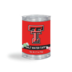 Texas Tech salt water taffy, Texas Tech candy jar, Red Raiders salt water taffy, Texas Tech sweets, Texas Tech gameday treats, Texas Tech fan gift, Texas Tech candy gift, Texas Tech Double T candy, Texas Tech snack jar, Red Raiders taffy, Texas Tech collectible candy tin, Texas Tech dessert gift, Texas Tech tailgate snacks, Texas Tech spirit candy, Texas Tech gourmet taffy, Texas Tech college candy, Texas Tech sweet treat, Red Raiders fan candy, Texas Tech stocking stuffer, Texas Tech premium candy gift.