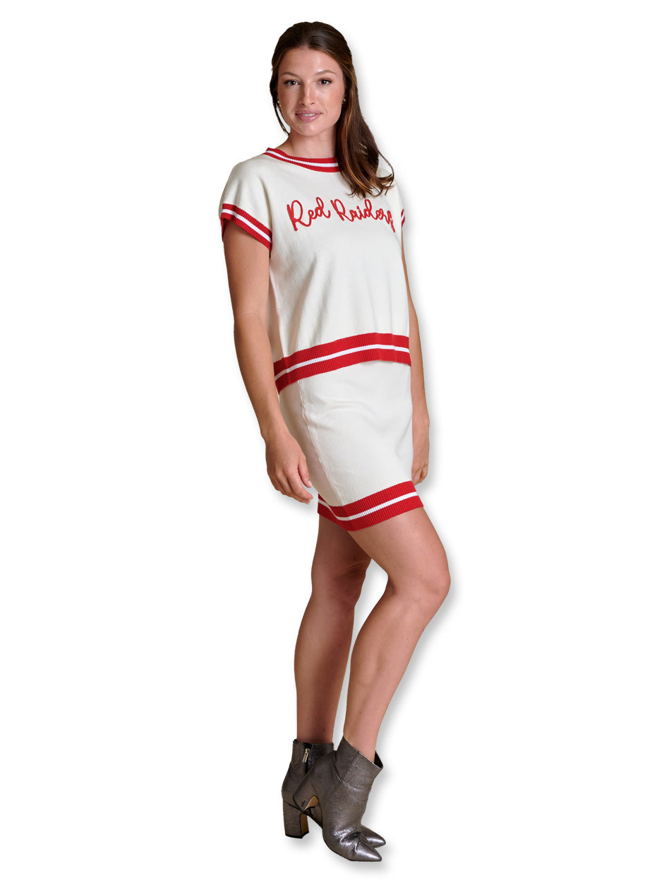 Texas Tech Stewart Simmons Embroidered Varsity Sweater