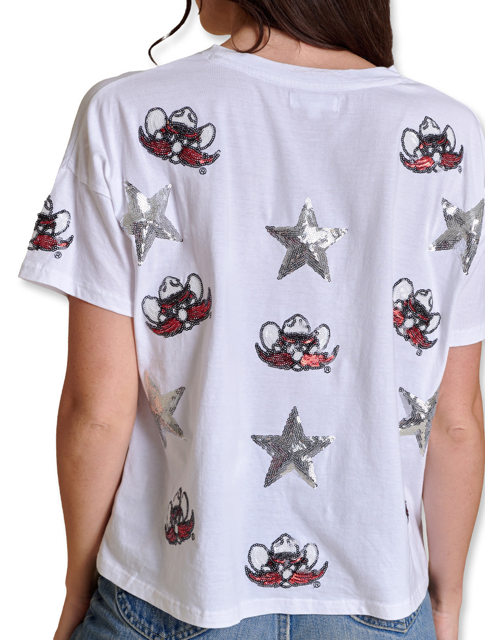 Texas Tech Women's Clothing
Texas Tech Women's Fashion Tops
Texas Tech New Products
Weberous For DevelopmentTexas Tech sequin tee, Texas Tech Stewart Simmons top, Texas Tech boxy tee, Texas Tech women’s game day shirt, Red Raiders sequin top, Texas Tech oversized tee, Stewart Simmons Texas Tech apparel, Texas Tech sequin fashion