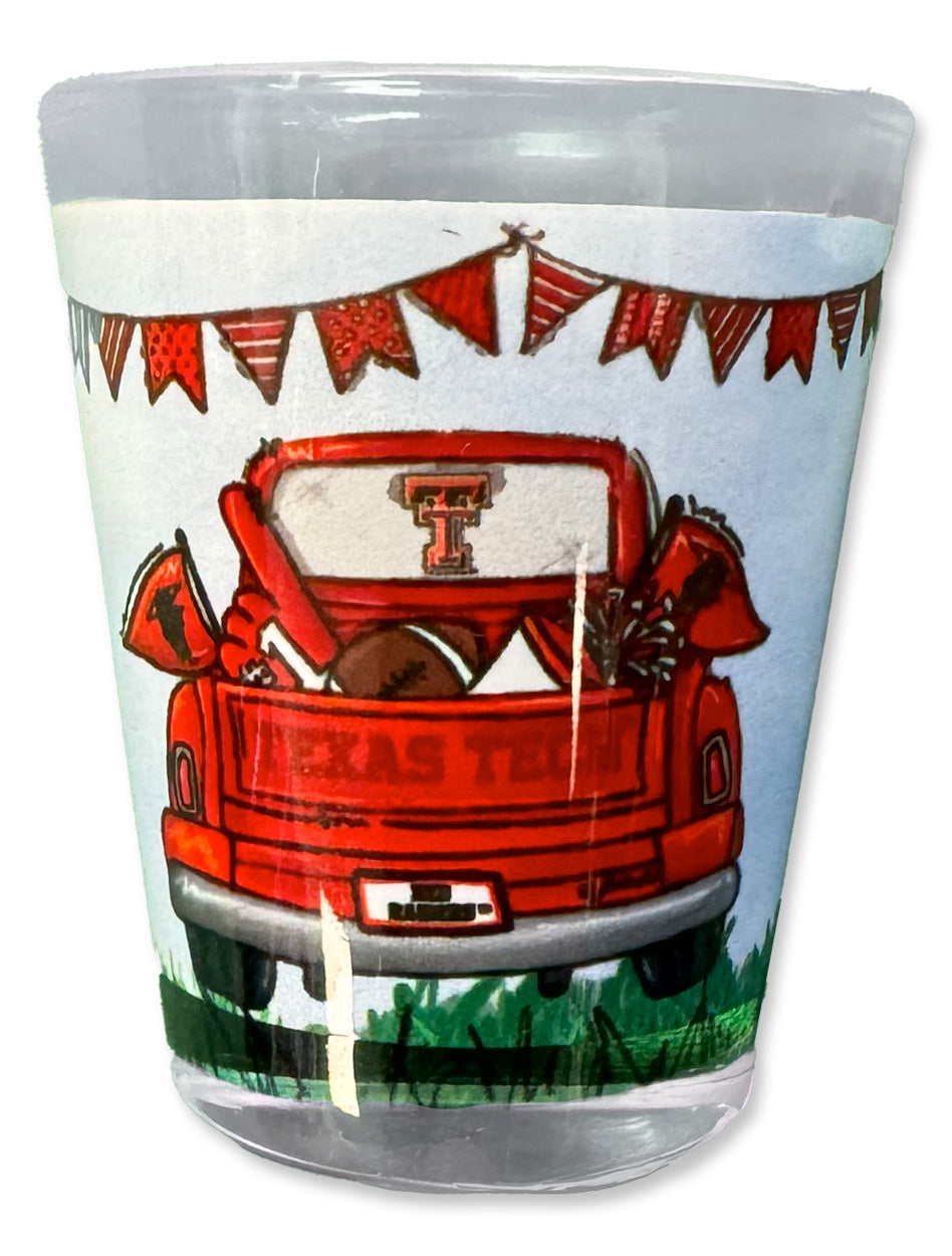 Texas Tech GIFTS
Texas Tech Gameday & Tailgating
Texas Tech Barware
Texas Tech shot glass

Guns Up shot glass

Red Raiders tailgate glass

Texas Tech barware

NCAA Texas Tech drinkware

Texas Tech collectible shot glass

Red Raiders party glass

Texas Tech tailgate accessories

Double T shot glass

Texas Tech football themed glass

college football shot glass

Texas Tech game day barware

Red Raiders alcohol accessories

Texas Tech gift for fans

Texas Tech truck shot glass