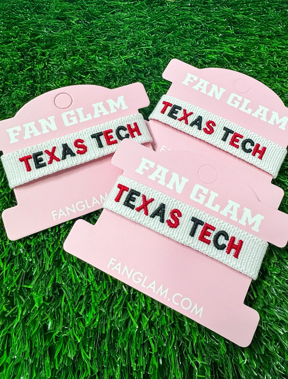 Texas Tech Team Color Woven "Friendship" Bracelet
