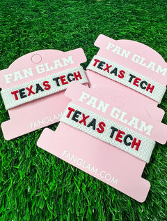Texas Tech Team Color Woven "Friendship" Bracelet