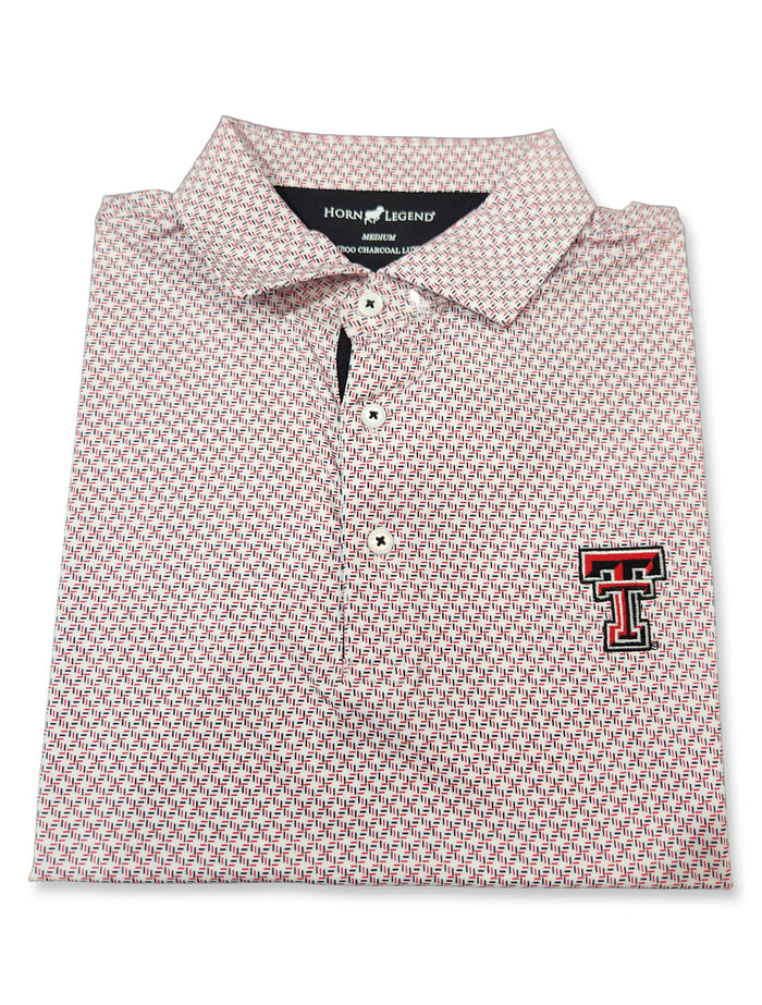 Texas Tech "Weave" Men's Polo
