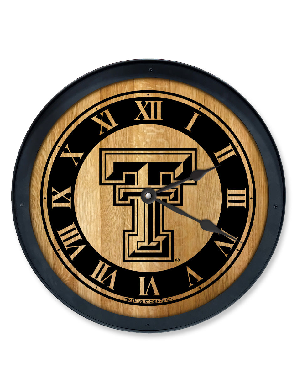 Texas Tech HOME & OFFICE
Texas Tech New Products
Weberous For Development
Home & Office Decor
Texas Tech Office Accessories
Texas Tech wall clock
Double T wooden clock
Texas Tech University home decor
Texas Tech rustic wall clock
Texas Tech Roman numeral clock
Red Raiders wooden clock
Texas Tech logo clock
Texas Tech fan cave decor