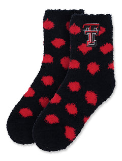 Texas Tech ZooZatz Youth Fuzzy Dot Socks