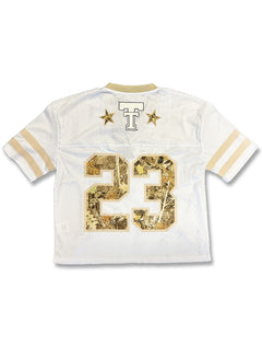 Texas Tech Dark Horse "Start Script" Washed Camo Mesh Crop