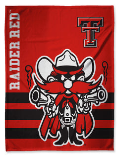 Texas Tech Raider Red Sleep Squad 60 x 80 Throw