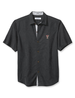 Tommy Bahama Texas Tech "Sport Coconut Point Palm Vista" Camp Shirt