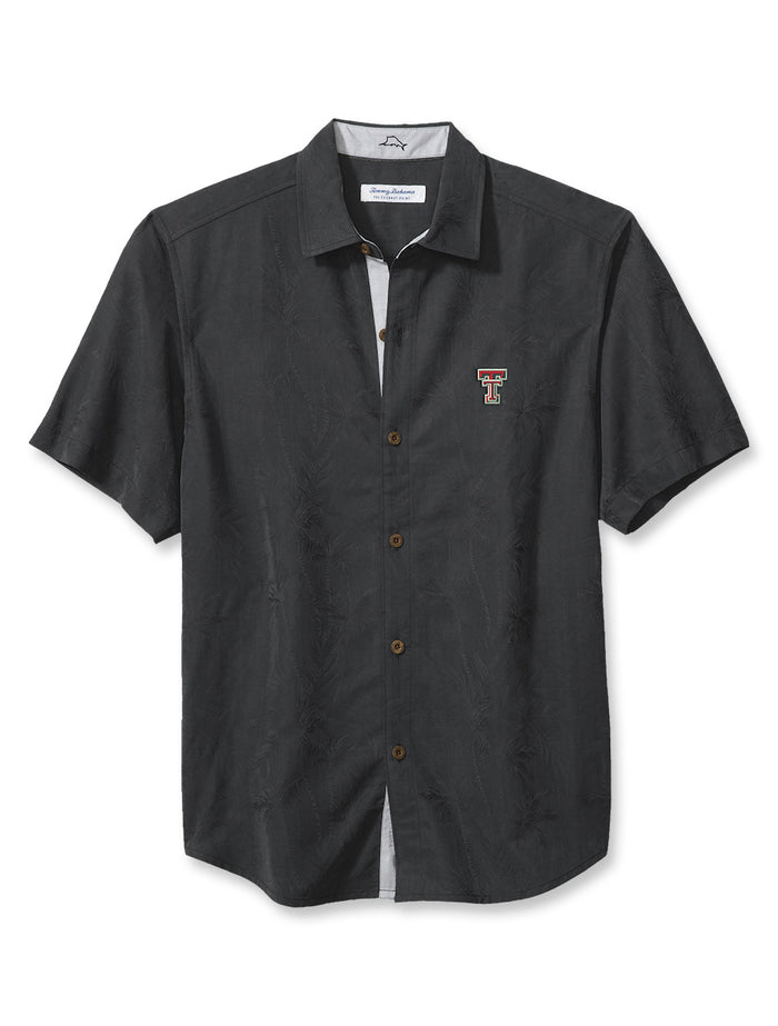 Tommy Bahama Texas Tech "Sport Coconut Point Palm Vista" Camp Shirt