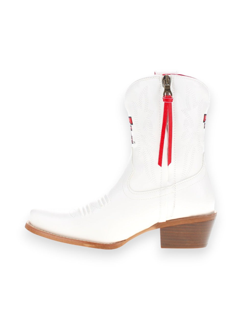 Vaccari Texas Tech "Lynn" Short Bootie