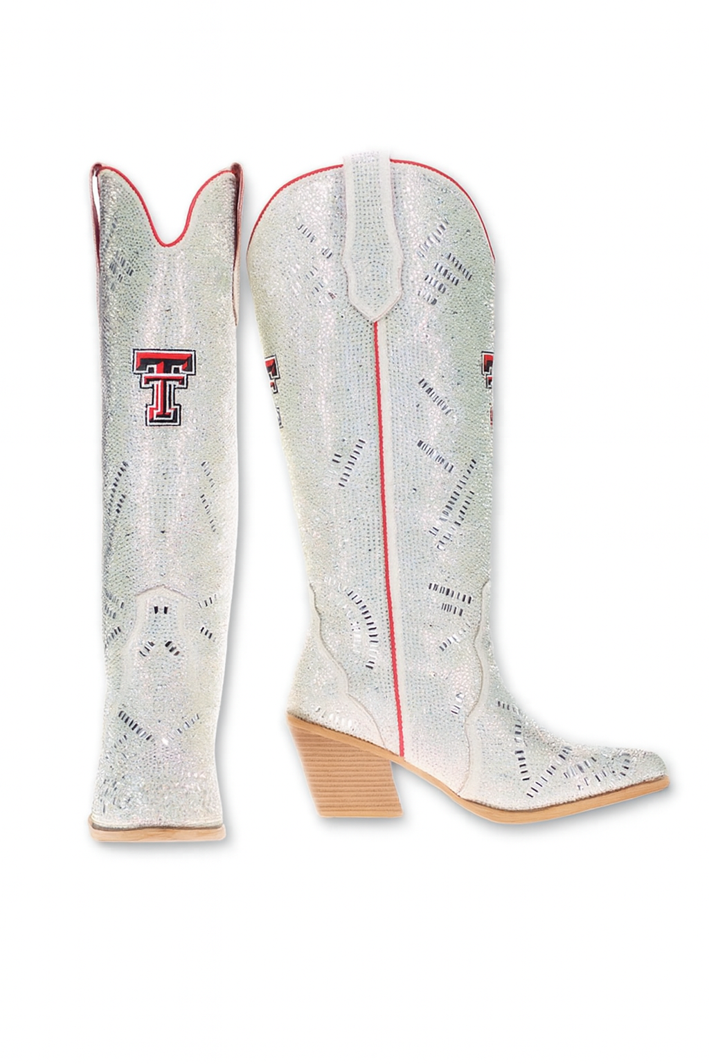Vaccari Texas Tech "Amber" Rhinestone Tall Boot
