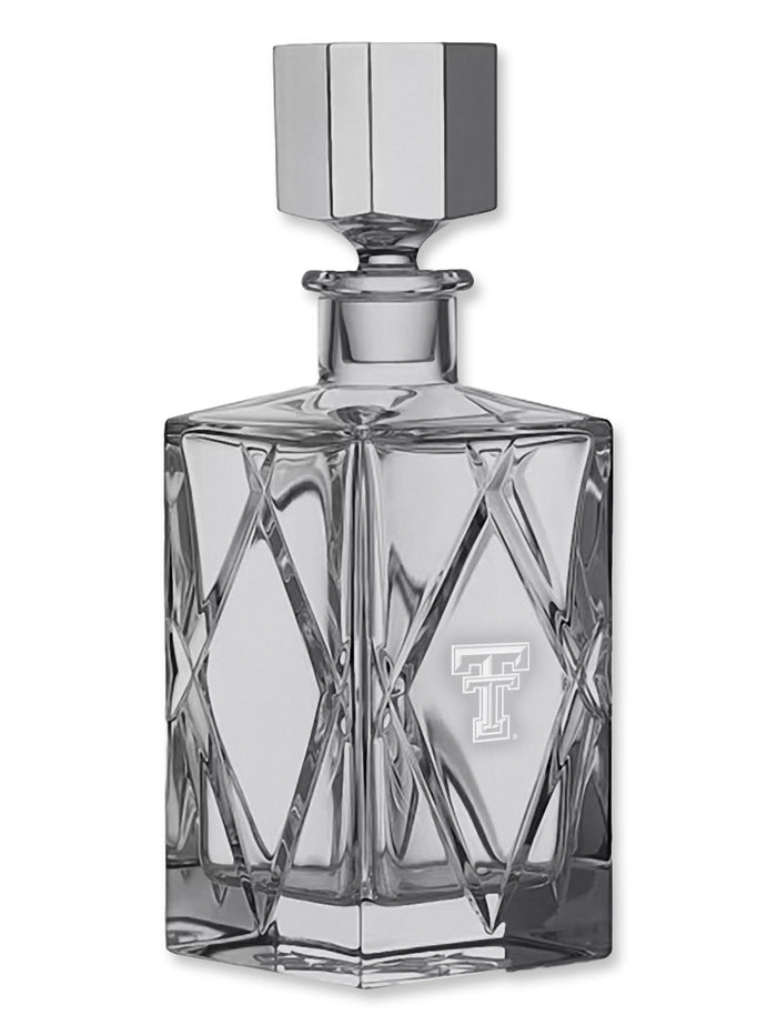 Waterford Texas Tech Olann Short Stories Crystal Decanter