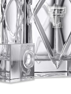 Waterford Texas Tech Olann Short Stories Crystal Decanter