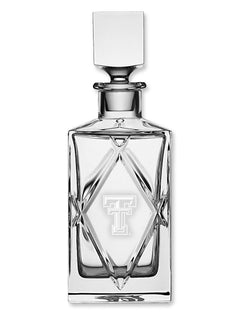 Waterford Texas Tech Olann Short Stories Crystal Decanter
