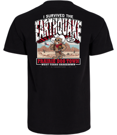 World Famous Prairie Dog Town "Quake Town" Black T-Shirt