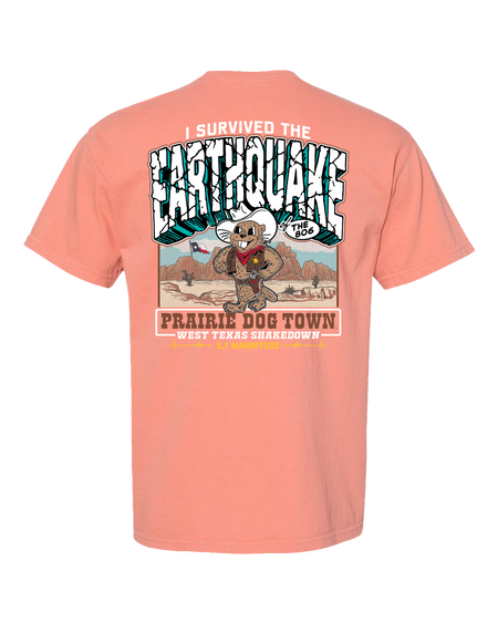 World Famous Prairie Dog Town "Quake Town" Comfort Colors T-Shirt