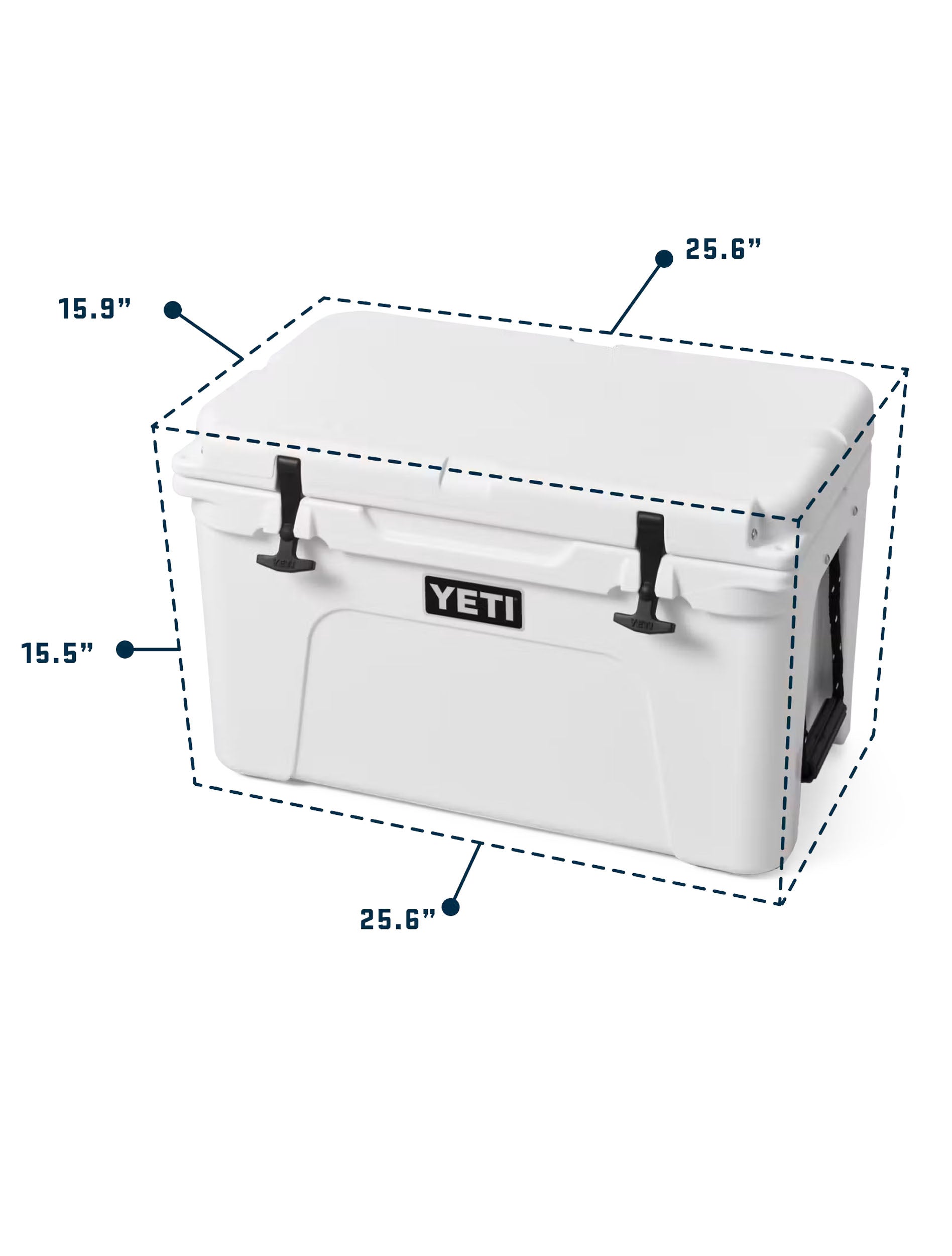 Yeti Tundra 45 exterior dimensions diagram