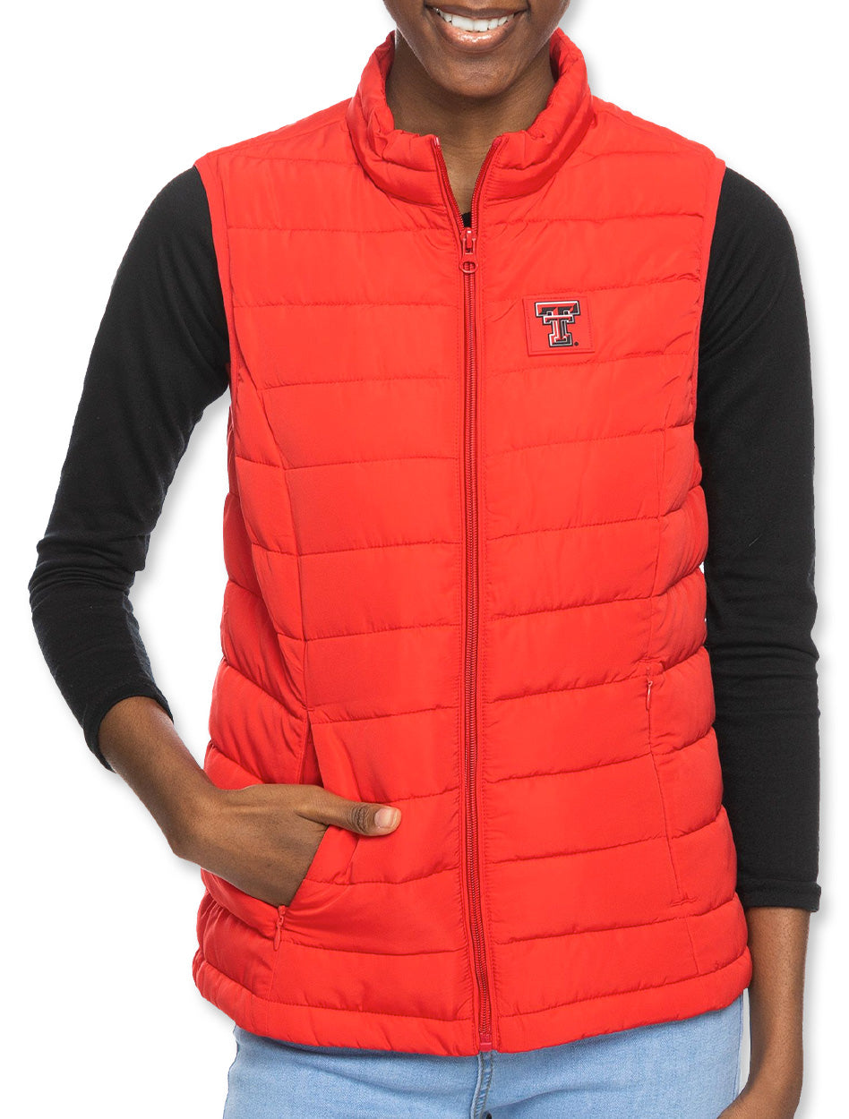 ZooZats Texas Tech Women's Puff Vest