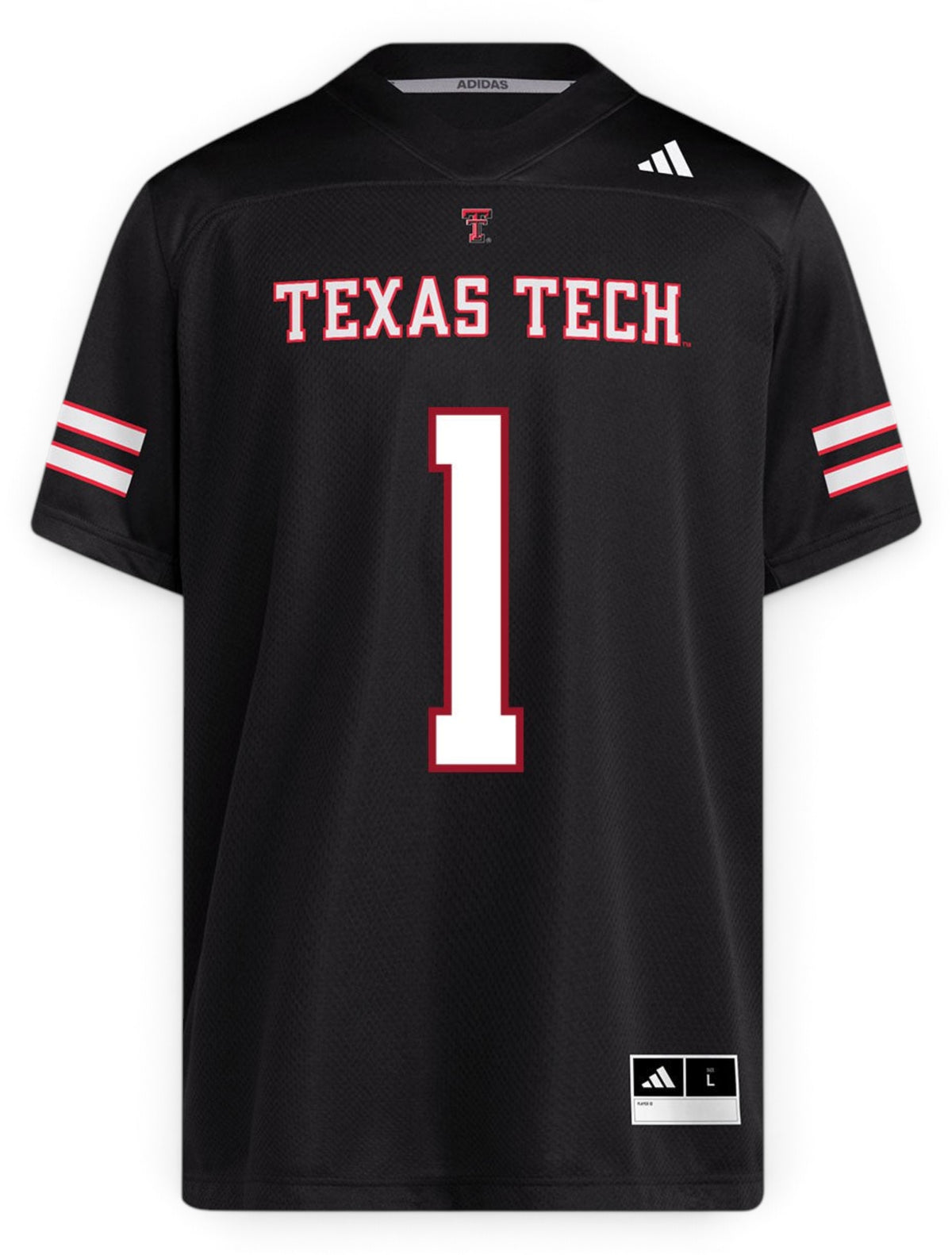 Adidas Texas Tech #1 Replica Jersey – Front view