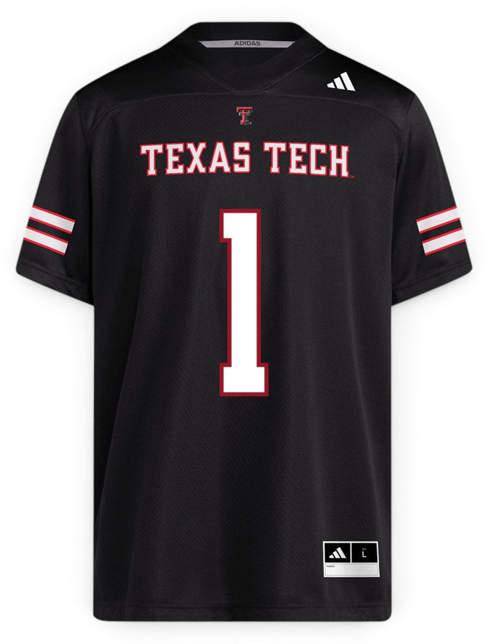 Adidas Texas Tech #1 Replica Jersey – Front view