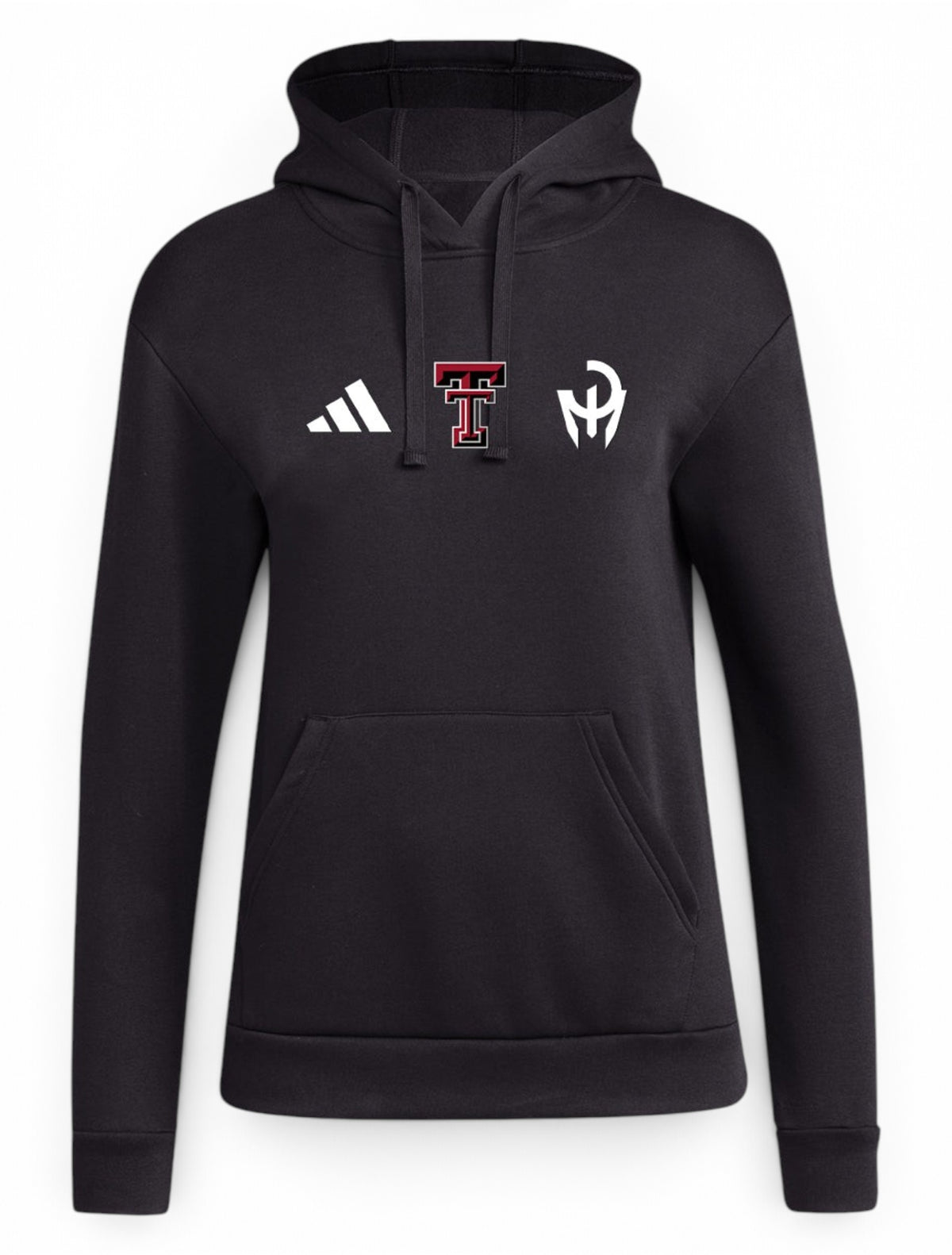 Adidas Texas Tech "Mahomes x Adidas" Women's Fleece Hood – Front view