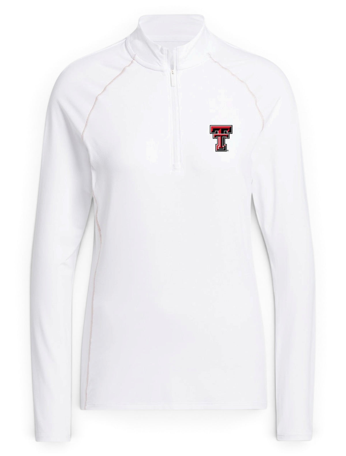 Adidas Texas Tech "Match Play" Women's Ultimate Solid Quarter Zip – Front view
