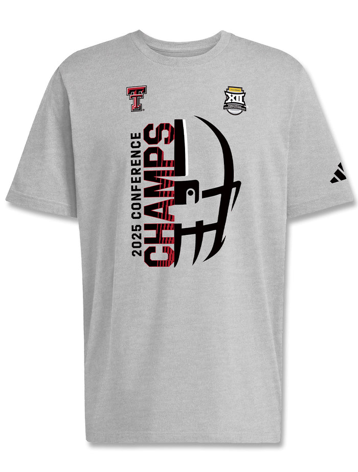 Texas Tech Big 12 CHAMPS - Adidas T-Shirt - GREY