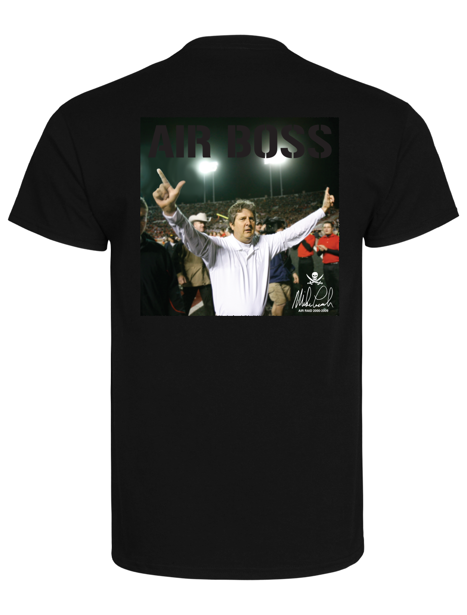 2023 Mike Leach HOH "Air Boss" Black T-Shirt