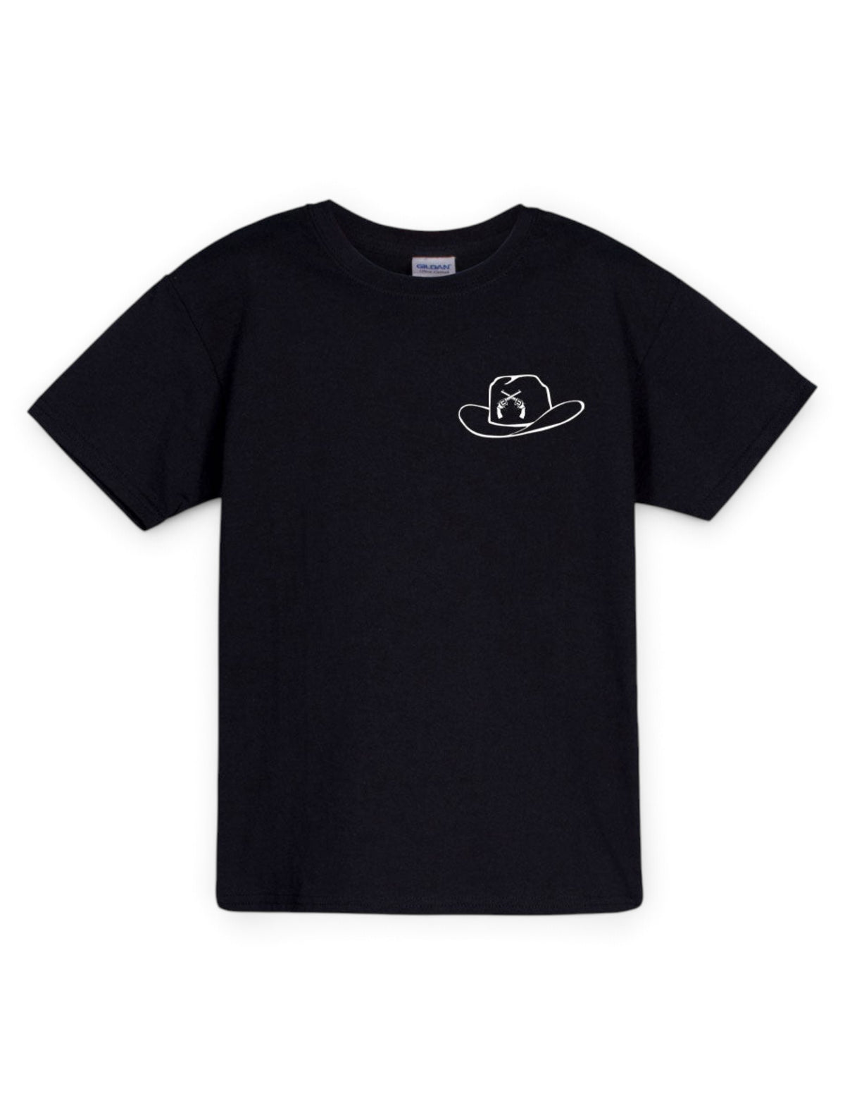 "All Aboard" YOUTH Black T-Shirt – Back view