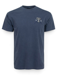 American Fish Denim Blue T-Shirt - Texas Tech – Back view