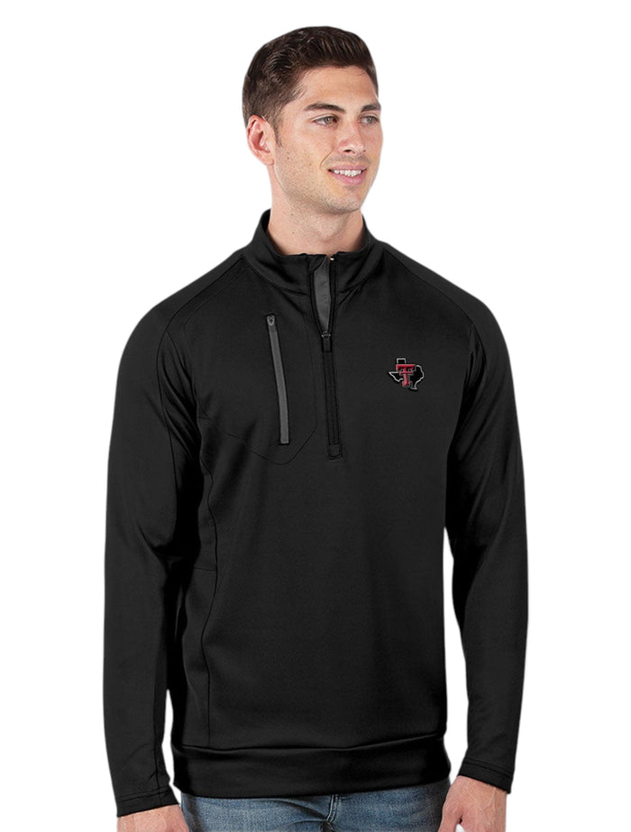 Antigua Texas Tech Pride "Generation Shadow" Quarter Zip Pullover – Front view