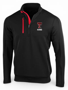 Antigua Texas Tech Red Raiders Alumni "Generation" 1/4 Zip Pullover – Front view