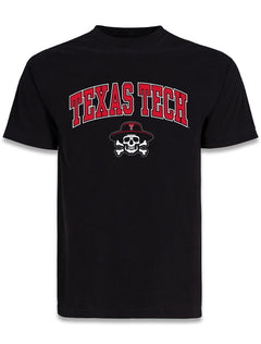 Texas Tech "Arch Over Bones" Black Comfort T-Shirt