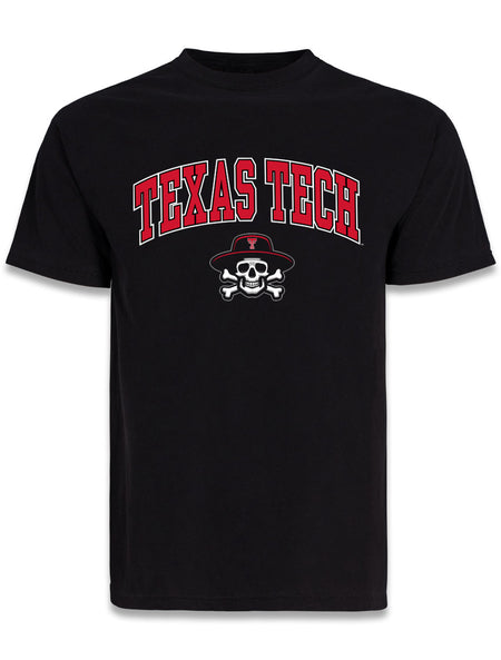 Texas Tech "Arch Over Bones" Black Comfort T-Shirt