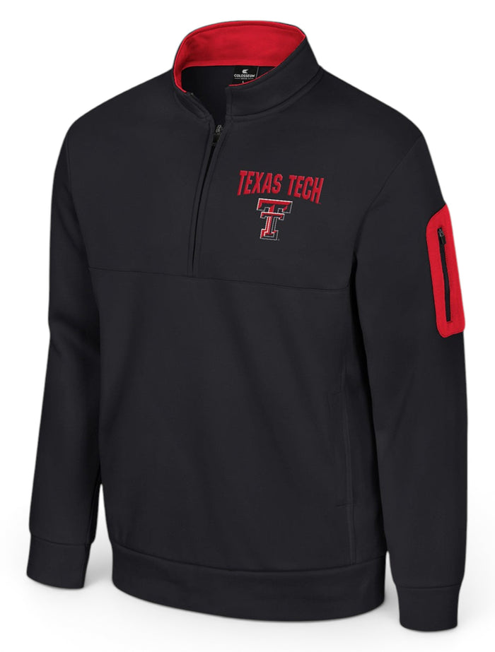 Arena Texas Tech "Hits the Road" Athletic 1/2 Zip Pullover – Front view