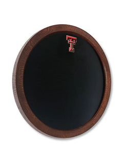 Texas Tech Chalk Board "Faux" Barrel Top Sign