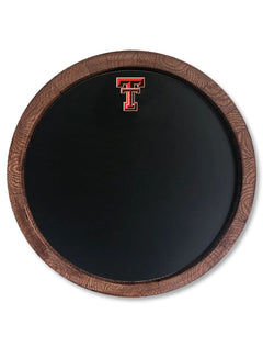 Texas Tech Chalk Board "Faux" Barrel Top Sign