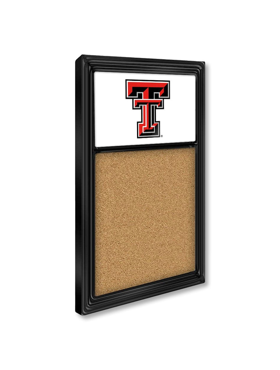 Texas Tech Double T Cork Note Board