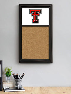 Texas Tech Double T Cork Note Board