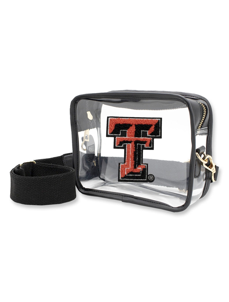 Texas Tech Varsity Patch Chenille Double T Crossbody Purse
