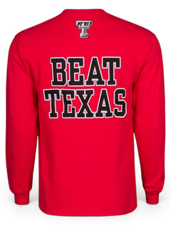 Beat UT Wreck 'Em Tech Red Long Sleeve – Front view