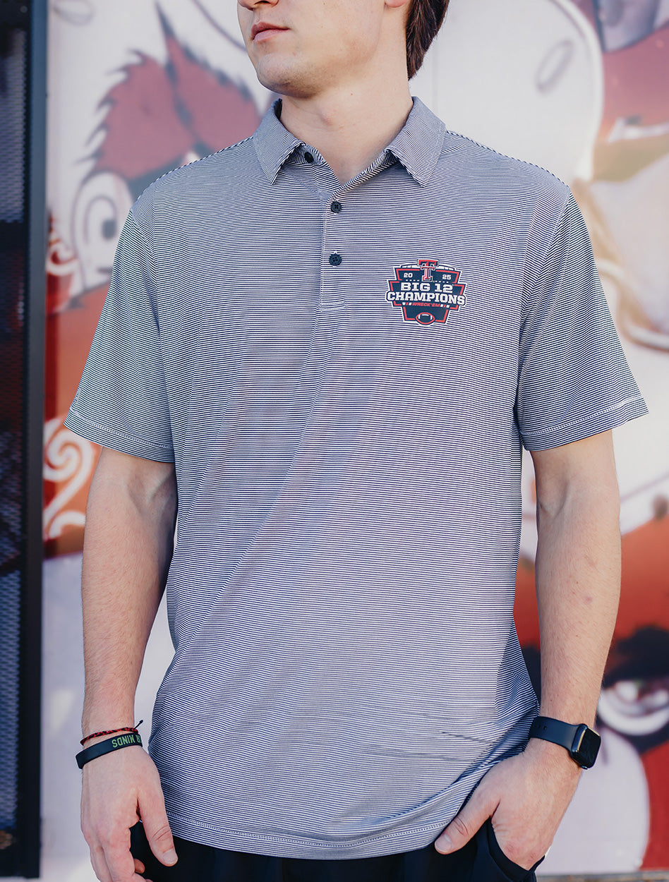 Texas Tech Big 12 CHAMPS - Antigua Polo - Victors - WHITE